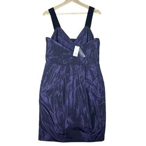 Banana Republic Purple Party Cocktail Dress Size 12 GLAM Taffeta NWT Party